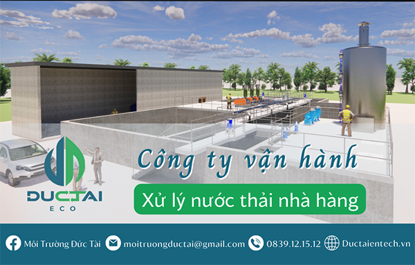 công ty vận hành nước thải nhà hàng